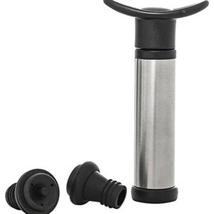 Amlong Plus Vacuum Pump Wine Saver Preserver with 2 Reusuable Stoppers NWT